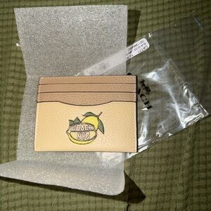 nwt coach card holder